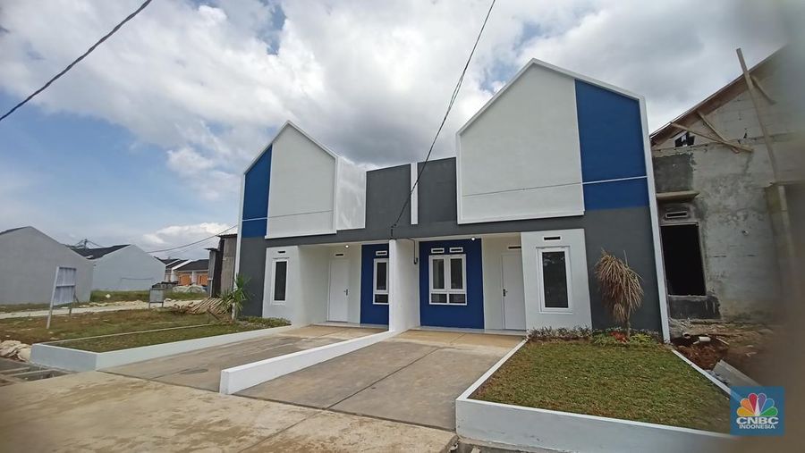 Penampakan Rumah Subsidi Graha Arraya Cibungbulang Bogor. (CNBC Indonesia/Ferry Sandi)