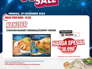 Beli Nugget di Transmart Full Day Sale Cuma Rp 38 Ribuan