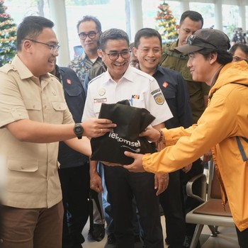 Wamenkomdigi - Telkomsel Bersinergi Pastikan Jaringan Prima di Nataru