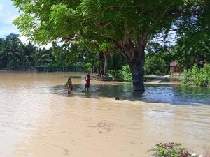 7 Desa di Malaka Terendam Banjir, Tanggul Sungai Rusak Tak Kunjung Diperbaiki
