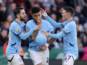 Leicester Vs Man City: The Citizens Unggul di Babak Pertama