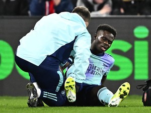 Arsenal Ditinggal Bukayo Saka Sampai Maret 2025