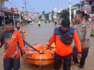 Rohul Direndam Banjir Akibat Sungai Batang Lubuh Meluap, 560 Jiwa Terdampak