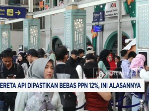 Video: Tiket Kereta Api Dipastikan Bebas PPN 12%, Ini Alasannya!