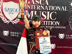 Keren! Nabylla Dharmawan Juara Kompetisi Nyanyi di Jepang