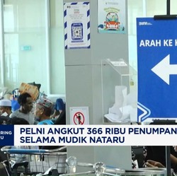 Video: Pelni Angkut 366 Ribu Penumpang Selama Mudik Nataru