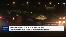 Video: Canada Air Mendarat Darurat di Bandara Halifax Stanfield Kanada