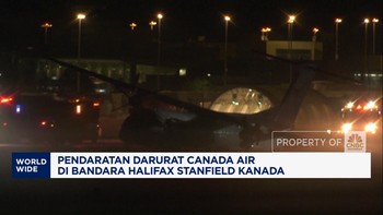 Video: Canada Air Mendarat Darurat di Bandara Halifax Stanfield Kanada