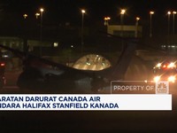 Video: Canada Air Mendarat Darurat di Bandara Halifax Stanfield Kanada