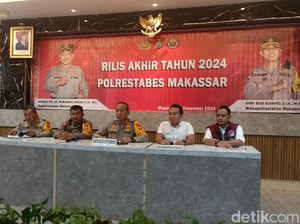 Polrestabes Makassar Kerahkan 1.045 Personel Amankan Malam Tahun Baru