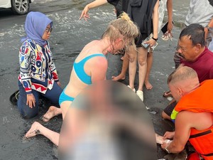 Warga Australia Tewas Terseret Arus di Pantai Pasut Tabanan
