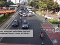 Video : Daftar Ruas Jalan Jakarta Ditutup di Malam Tahun Baru