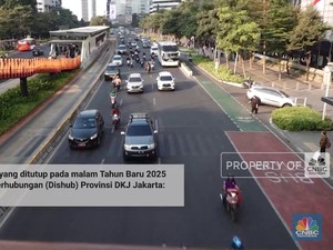 Video : Daftar Ruas Jalan Jakarta Ditutup di Malam Tahun Baru