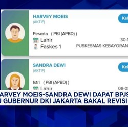 Harvey-Sandra Masuk PBI BPJS Kesehatan, Pemprov DKI Revisi Aturan