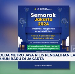 Video: Jelang Malam Tahun Baru, Simak Pengalihan Lalu Lintas Jakarta