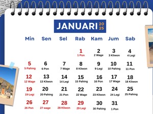 Hari Ini Weton Selasa Wage, Cek Kalender Jawa 7 Januari 2025