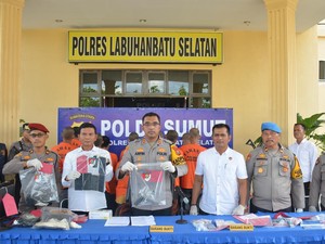 Komplotan Perampok Bersenjata Bekap-Buang Sopir Truk di Labusel, 5 Ditangkap