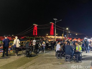400 Satpol PP Palembang Diterjunkan untuk Amankan Malam Tahun Baru di BKB