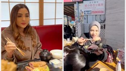 Seru! Ashanty-Aurel Makan Gyukatsu dan Jajan di Pasar Tsukuji Jepang