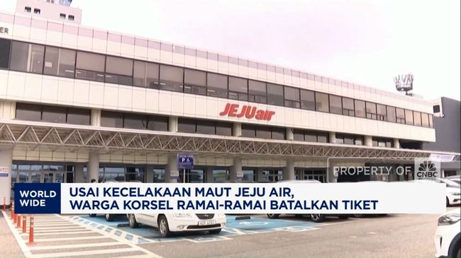 Video:Usai Kecelakaan Maut, Ramai Warga Korsel Batalkan Tiket Jeju Air