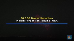 10.000 Drone Meriahkan Malam Pergantian Tahun di UEA