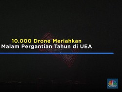 10.000 Drone Meriahkan Malam Pergantian Tahun di UEA