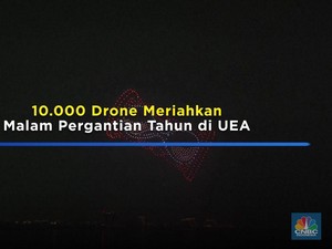 10.000 Drone Meriahkan Malam Pergantian Tahun di UEA