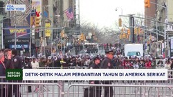 Video: Detik-Detik Malam Pergantian Tahun di Amerika Serikat