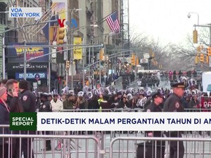 Video: Detik-Detik Malam Pergantian Tahun di Amerika Serikat