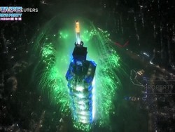 Video: Gedung Tertinggi Taiwan Sajikan Pesta Kembang Api Spektakuler