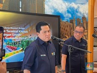 Erick Thohir Cek Proyek Terminal Haji & Umrah Bandara Soetta