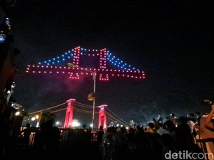 Drone Show Sukses, Pj Walkot Ingin Kukuhkan Palembang Jadi Daerah Tujuan Wisata
