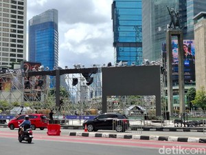 Awal 2025, Ini yang Tersisa dari Perayaan Tahun Baru di Bundaran HI Jakarta