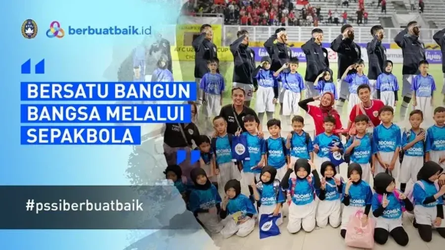 Berbuatbaik.id dan PSSI Bersatu untuk Bangun Bangsa Melalui Sepak Bola. (Dok. Berbuatbaik.id)