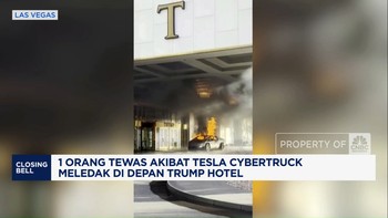 Video: Tesla Cybertruck Meledak di Depan Trump Hotel, 1 Orang Tewas