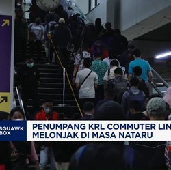 Video: Penumpang KRL Commuter Line Melonjak di Masa Nataru