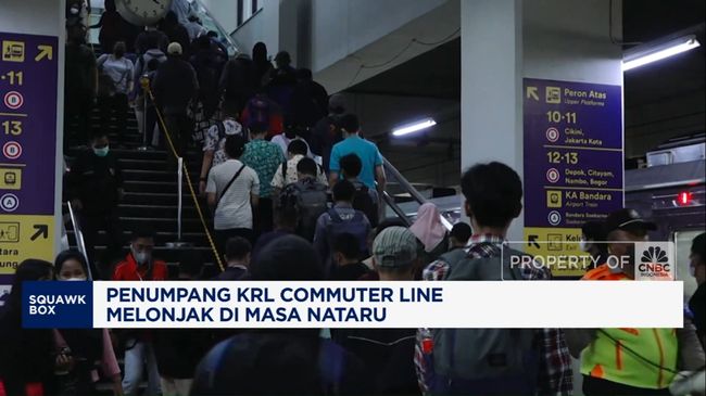 Video: Penumpang KRL Commuter Line Melonjak di Masa Nataru