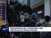 Video: Penumpang KRL Commuter Line Melonjak di Masa Nataru