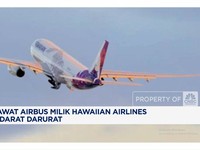 Video: Pesawat Airbus Milik Hawaiian Airlines Mendarat Darurat
