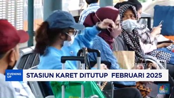 Video : Stasiun Karet Ditutup Februari 2025