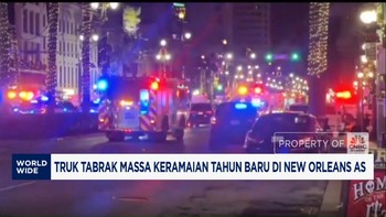 Video: Truk Tabrak Keramaian Tahun Baru di New Orleans AS, 10 Tewas