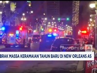 Video: Truk Tabrak Keramaian Tahun Baru di New Orleans AS, 10 Tewas