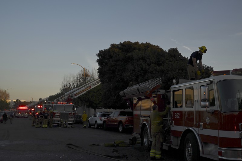 California Plane Crash This image taken from video, shows a small plane about to crash into a commercial building in Fullerton, Calif. on Thursday, Jan. 2, 2025. (RUCCI FORGED via AP)