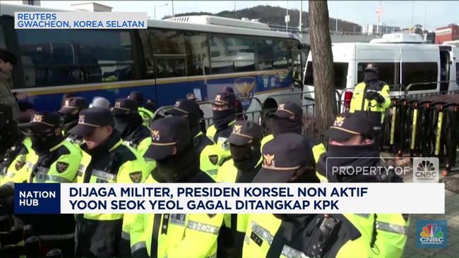 Dijaga Militer, Presiden Korsel Yoon Seok Yeol Gagal Ditangkap