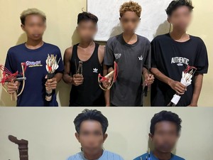 6 Orang Jadi Tersangka Perang Warga Dua Desa di Bima Saat Tahun Baru