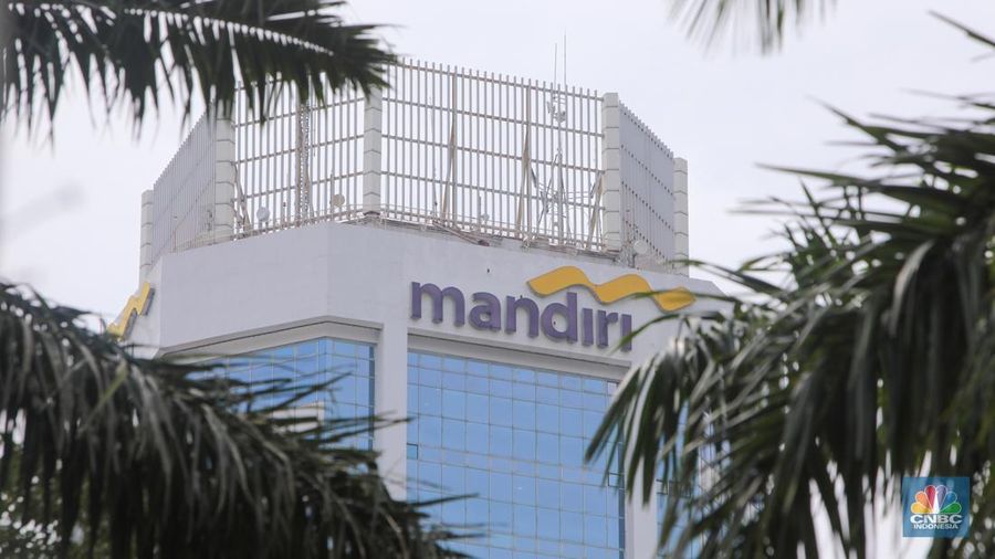 Gedung Bank Mandiri. (CNBC Indonesia/Faisal Rahman)