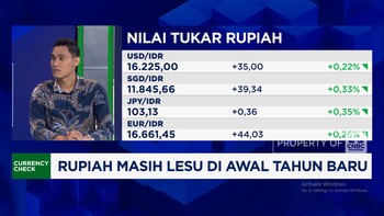Video: Lesu di Tahun Baru, Rupiah Terjebak di Rp16.200-an Per Dolar AS