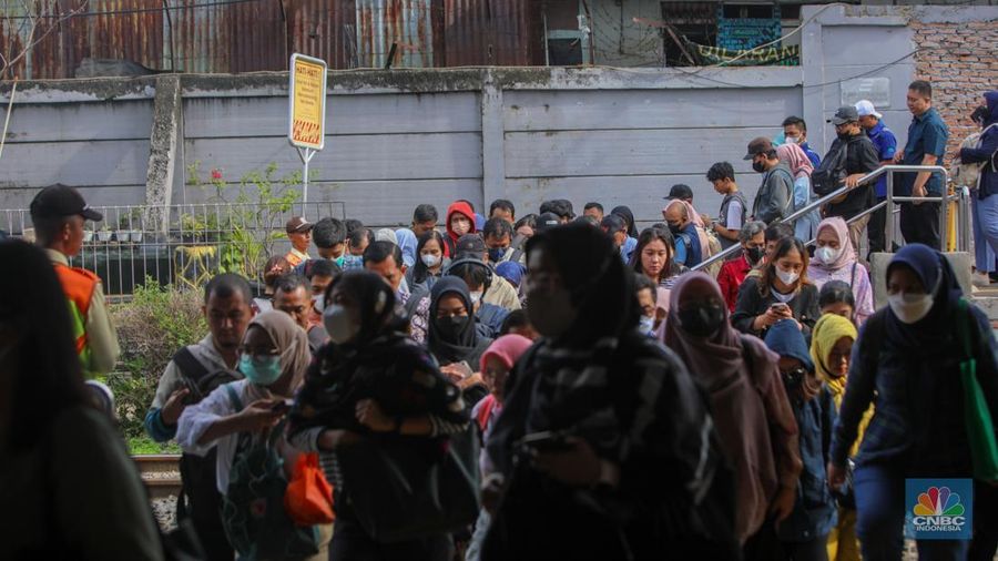 PT Kereta Api Indonesia (Persero) memastikan Stasiun Karet yang berlokasi di Jalan KH Mas Mansyur, Kecamatan Tanah Abang, Jakarta Pusat akan ditutup. (CNBC Indonesia/Faisal Rahman)