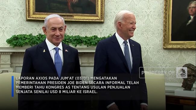 AS Mau Jual Amunisi Jet Tempur USD 8 Miliar ke Israel