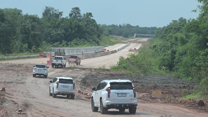 Jalan Tol Palembang - Betung yang berada di Provinsi Sumatera Selatan. (Dok: PUPR)